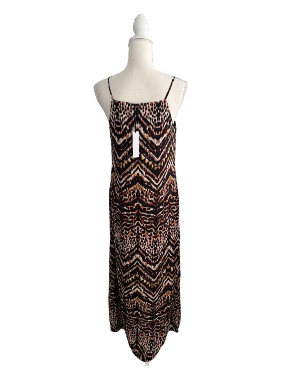 ELAN Animal Print Maxi Dress Size Large NEW NWT - Picture 7 of 8